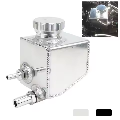 Aluminum Power Steering Pump Fluid Reservoir Tank Sandblasting for V6 V8 VT VX VU VY VZ VE LS1 LS2 S