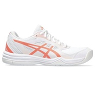 Asics Court Slide 3 Tennis Shoes Women White/Sun Coral Tennis Shoes