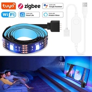 【Hot New Release】 Smarttv Zigbeeled Bar Tuya Wifi Backlight Rgb Dc5v 5050 Smart Life Home Automation With Alexa And Google Home Support