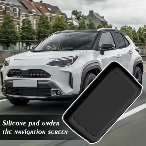 For Toyota Yaris Cross 2019-2025 Silicone Pad For Storage Box Under Navigation Screen Anti-slip Dust