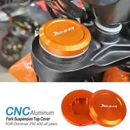 For Bajaj Dominar 400 Dominar 250 Motorcycle Accessories Front Fork Suspension Top Cover Cap Front F