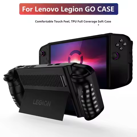 TPU Soft Case For Lenovo Legion Go Ultra Thin Case Handle Game Console Protective Cover with Stand F