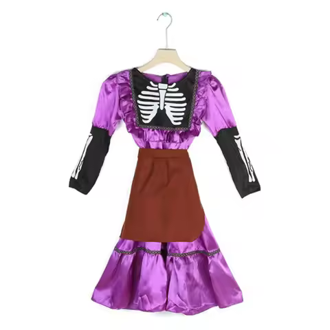 Nene 2025 CoCo Mama Imelda Cosplay Costume Girls Skeleton Dresse Music Dreaming Around Halloween Par