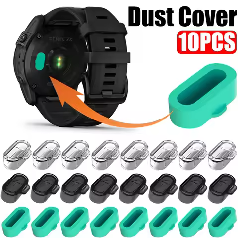 10-1PCS Charging Port Dust Cover Cap for Garmin Fenix 7 7S 7X 6 6X 5 5S 5X Forerunner 965 945 645 25