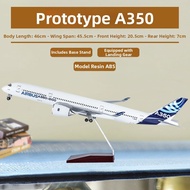 CHENXING | Large Airbus A350 Model Aircraft with Wheels and Lights