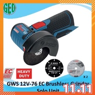 Bosch GWS 12V-76 Professional Cordless Angle Grinder (Brushless)