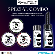 HIPSTER POMADE DOUBLE PACK - Hair Pomade Hair Powder Hair Gel | Mens Hairstyling | Strong Hold | Ext