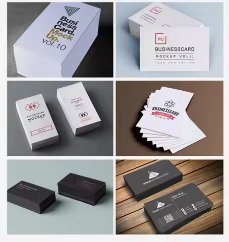 High Quality Custom Business Cards 300gsm Coated Paper Thank You Card Name Card 200pcs/500pcs size 9