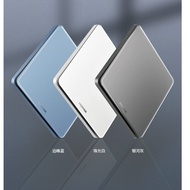 Hongyan Switches and Sockets Q8Pearl White Ultra-Thin Crystal Surface86Model five-hole socket for ho