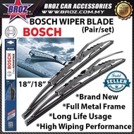 Frontier 00-11/ Proton Saga 85-92/ 01 Bosch Advantage BE1818 Wiper Blade 18?18?(Set)