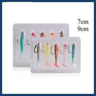 Rubber Bait Fish Fishing Jig 7cm 9cm F288