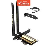 WAVLINK AX210 WiFi 6E PCIe Kad WiFi dengan Bluetooth 5.3 untuk PC