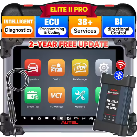 Autel Elite 2 Pro ECU Programming Scanner Professional J2534 Diagnostic Tool CAN FD / DoIP Intellige