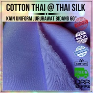 [SANGAT2 LAKU] COTTON THAI - THAI SILK, Kain Baju Jururawat, Uniform Jururawat, Coat Doktor @ Sebara