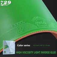 Original Friendship 729 Cross Green Blue Series Getah Tenis Meja Berbintik-bintik Dalam Warna Ping P