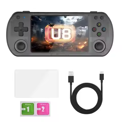 L06A-New U8 Retro Palm Game Console Open Source Linux System Game Console 4.0-Inch PS Palm Phone 128
