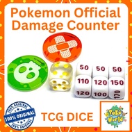 Dice Set - Pokemon Official Dice Set + Damage Counter - Pokemon TCG