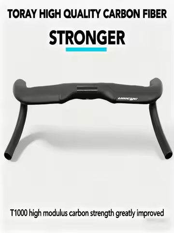 ULLICYC Discover Aero Gravel Handlebar T1000 Carbon 230g Ultra LightInternal/External Cable Routing 