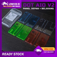 SXK Replacement Clear Panels for dotMod dotAIO V2 Panel Depan+Belakang