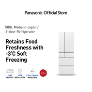 Panasonic Premium Made in Japan MIJ 6-Door Refrigerator NR-F603GT-WS