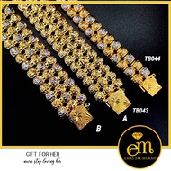 Viral Roti Ban Bracelet 2 Layer & 3 Layer Bangkok Gold (ETB275) (ETB272)(ETB273)