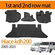 3D foot mat Hiace KDH200(2005-2023) car mat foot mat  3D mat floor mat carpet commuter/ventury