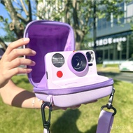 Storage Bag Cloth Pattern Fitted Hard Shell Purple Suitable for EVA Protective Polaroid Universal In