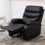 全城熱賣 - 電動按摩椅--可躺可睡懶人躺椅【電動坐躺+8點振動按摩】（黑色-耐磨呼吸皮）