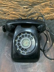 60年代早期600型撥盤電話 黑色