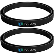 TonGass (2-Pack, Black) 8 1/4" Protective Spacer Ring for Propane Cylinder Base Fits 20-40 lb (5-10 
