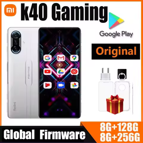 Global ROM Original Xiaomi Redmi K40 Gaming Smartphone Android 11 MIUI 12.5 Octa Core 67W Fast Charg