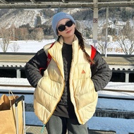 LASJ ACG Embroidered Logo Contrast Color Vest Cotton-padded Warm Vest Jacket Unisex