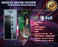 Kit Power Aktif UBM 16x38cm USB Bluetooth Middle Kit Power Mesin Speaker Aktif Best Quality RCF ASHL