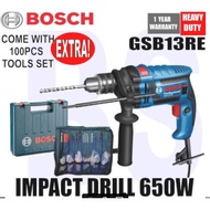 BANSOON BOSCH GSB 13RE Professional Impact Drill. 650W drill for home use, DIY drill. includes 100pcs tools set.