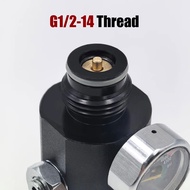Multi-functiona HPA Regulator Dual Gauge Adjustable Pneumatic with Pin Fill Station Air Valve  Regul