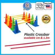 Plastic Crossbar Rod For Use Training Cone Batang Palang Kon Latihan