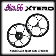 XTERO ORIGINAL X33 Sport Rim 17 inch Yamaha NVX 1.6 1.6 SportRim Black Colour