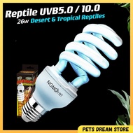 Nomoy Pet Reptile UVB Light 26W/13W 5.0/10.0 Tortoise UVB light Lamp Desert Tropical tortoise UVB la