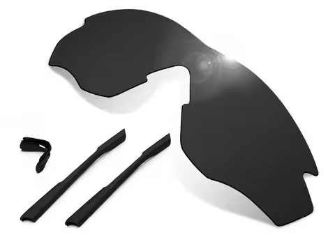 Glintbay Polarized Lenses with Rubber Nosepads & Earsocks Replacement for Oakley M2 Frame OO9212 Sun