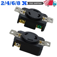 2/4/6/8-pk NEMA L6-30R Female Twist Lock 30A 250V 3 Wire Locking Receptacle