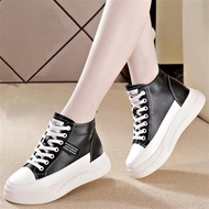 Giày Cao Cổ Nữ Martin 203 Mới Phong Cách Thu Đông Giày Thể Thao Hợp Thời Trang Màu Trắng Giày Boot C