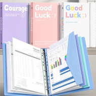 SE Adjustable Page System Transparent Folders A4 Size Durability Office Essential