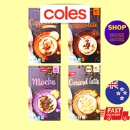 COLES Instants Coffee & Hot Chocolate Cappuccino /Mocha/Caramel Latte/Hot Chocolate/Vanilla Lattes