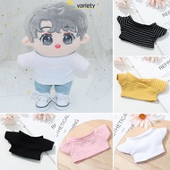 VARIETY 20CM Doll T-shirt Changing Dressing Game Playing House Mini Cotton Stuffed