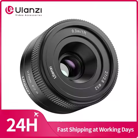 Ulanzi APS-C Auto Focus 27mm F2.8 Autofocus Lens for Sony ZV-E1 ZV-E10 A-1 A6000 A6400 A6500 A6600 A