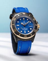 UNIQUE DiW Rolex Sea-Dweller PALM TREE Gold Rolex Diver Watch