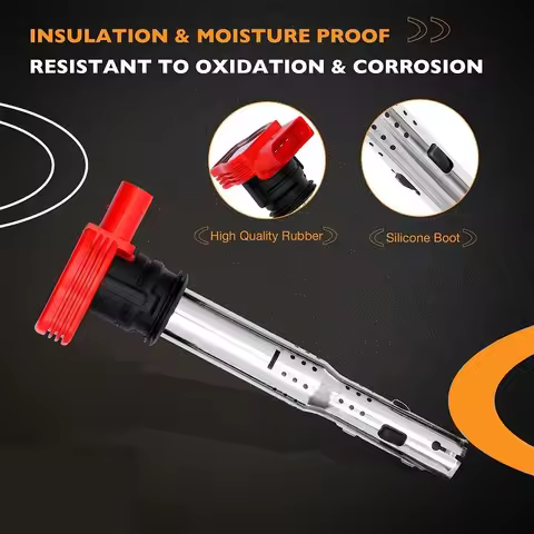 4PCS 06E905115G/E/C/D Ignition Coil For Audi Q5 A3 A4 A5 A6 R8 A7 TT VW Passat CC B7 Sciricco Tiguan