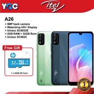 Itel A26 Phone | 2GB RAM + 32GB ROM |  5.7 DISPLAY |  LOCAL SUPPLIER WARRANTY 1 YEAR