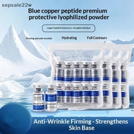 （seps） 1 Set GHK-CU Blue Copper Peptide Lyophilized Powder Collagen Repair Firming Serum for Home Da