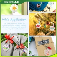 Akrilik Bentuk Hexagon DIY Rantai Kunci / Hexagon Shape Acrylic DIY Shape Keychain / DS Brand M3